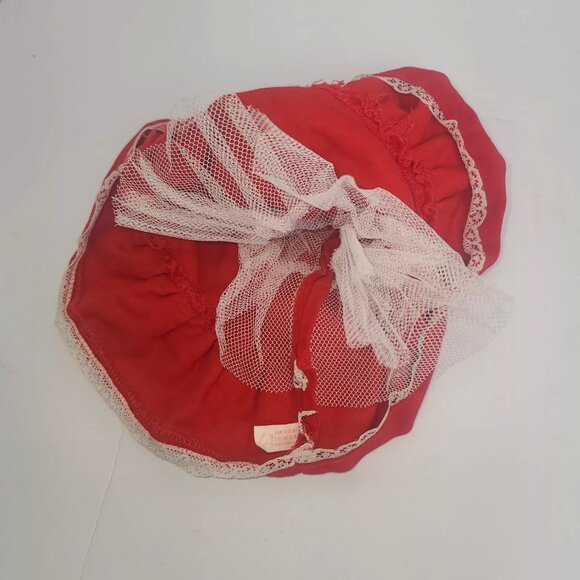 Lucky Inc. Brand Vintage Red Velvet Barbie Doll Sized Dress - Picture 6 of 7